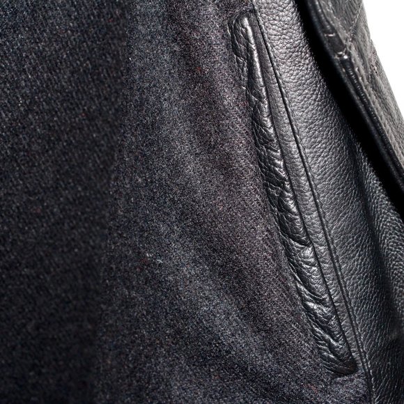 Vintage 90s J. Crew Boxy Leather Jacket - Picture 6 of 16